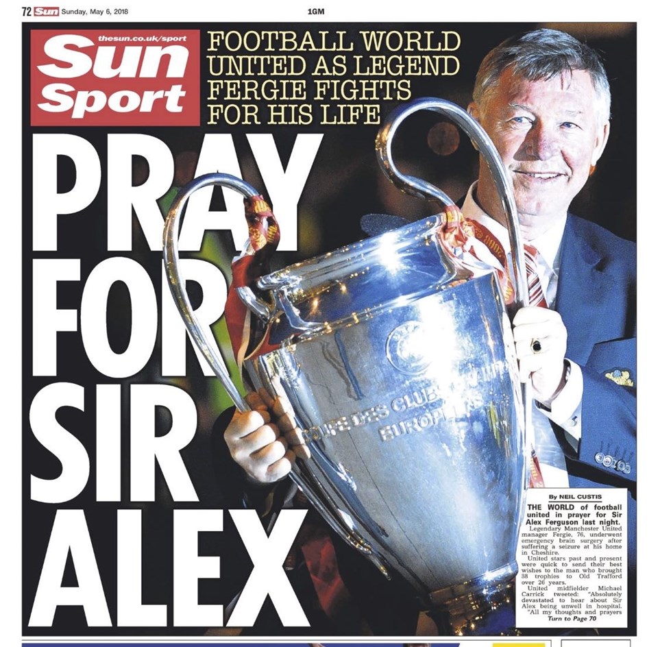 Sir Alex Ferguson hastaneye kaldırıldı (Sir Alex Ferguson kimdir? - 1