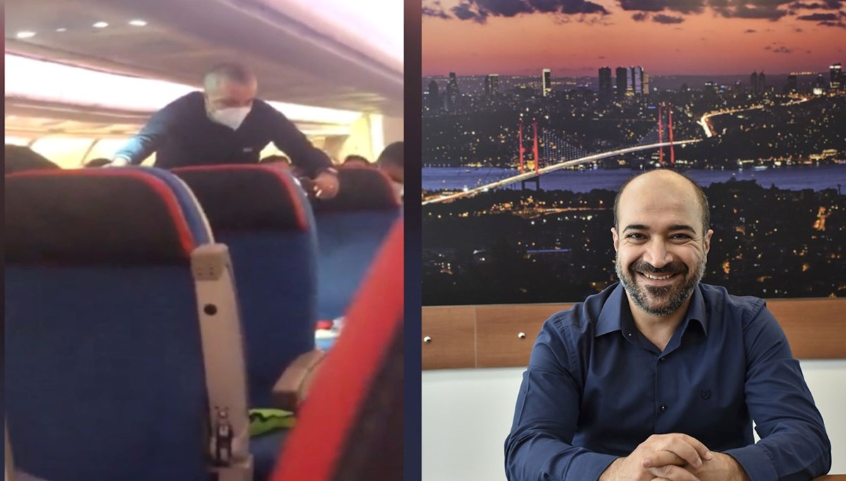 Uçakta kalp krizi geçiren yolcunun hayatını kurtardı: Unutulmaz bir andı