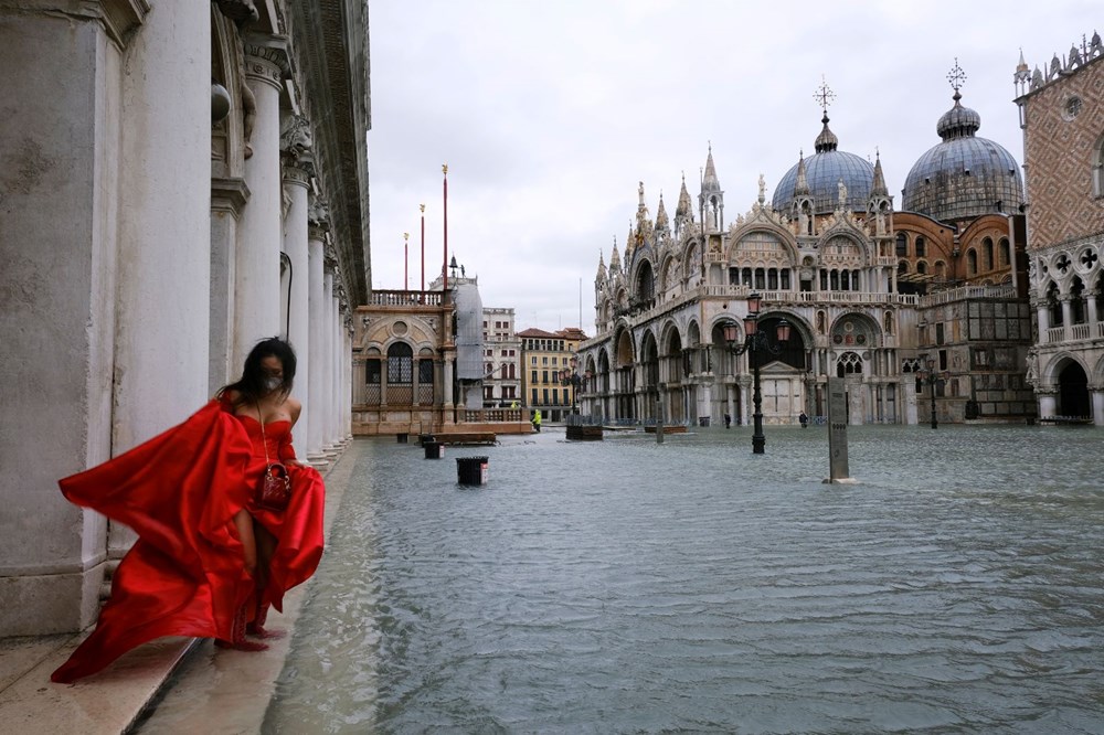 Venedik'te yine su baskını: Milyar dolarlık proje işe yaramadı - 18