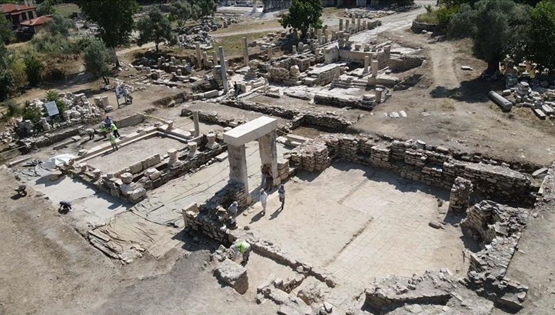 Stratonikeia Antik Kenti'ndeki kütüphane ayağa kaldırılıyor