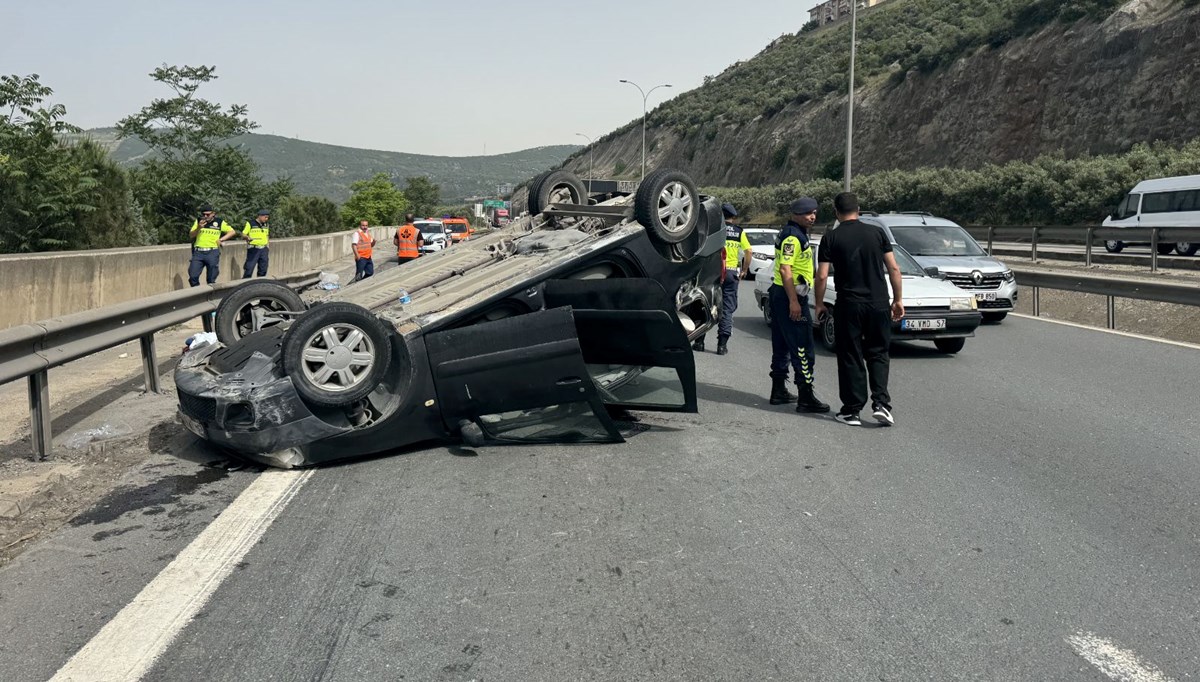 Anadolu Otoyolu'nda kaza: Yaralılar var