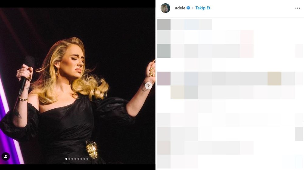 Adele'den sevgilisi Rich Paul'a konserde doğum günü sürprizi - 5