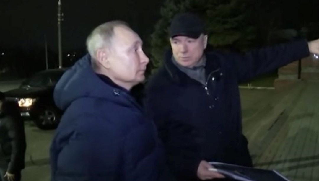 Putin ilk kez işgal bölgesine gitti