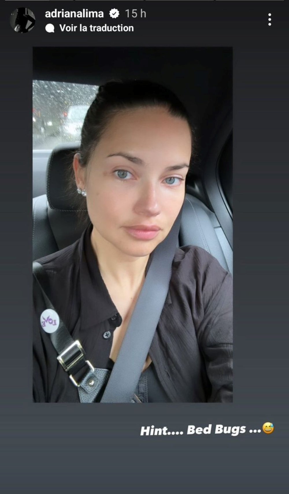 Paris Moda Haftası'na katılan Adriana Lima'ya tahtakurusu şoku - 5
