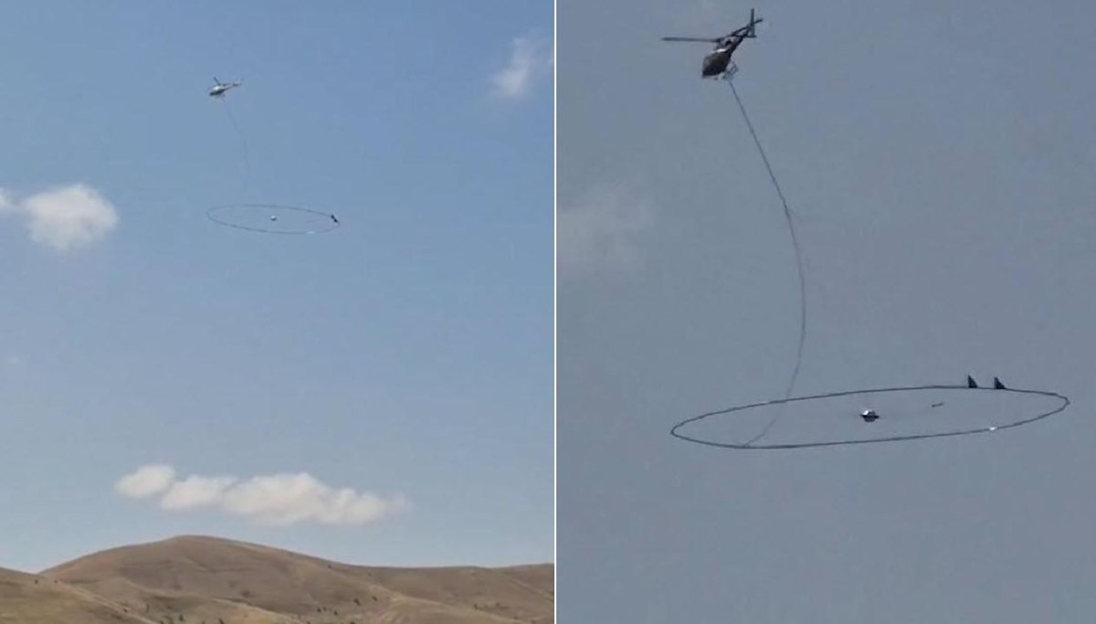 Helikopterdeki halkanın sırrı çözüldü
