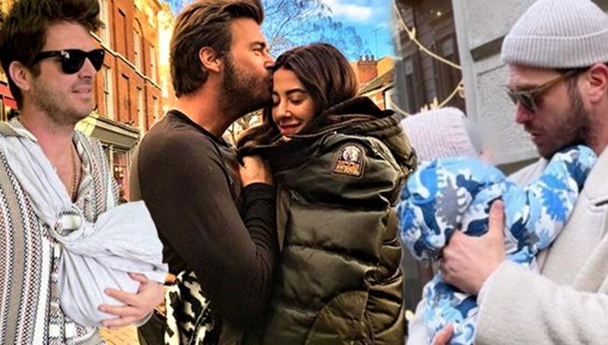 Kıvanç Tatlıtuğ ile oğlu Kurt Efe'den yeni poz