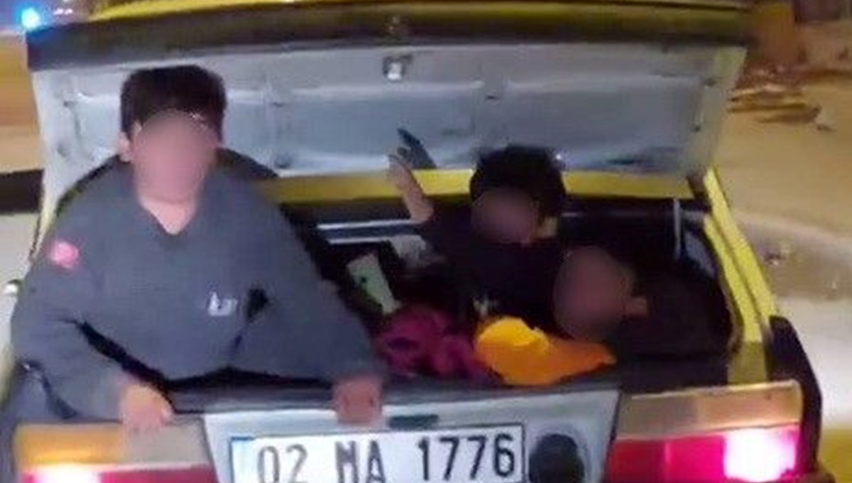 Bagajda 3 çocukla yolculuğa para cezası Bagajda 3 çocukla yolculuğa para cezası