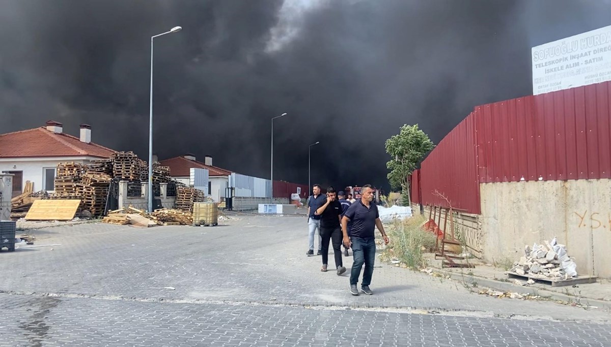 Eskişehir'de korkutan yangın