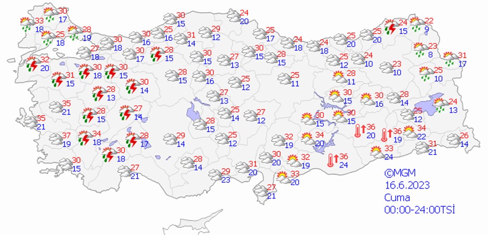 Meteoroloji'den 32 il için uyarı (bugün hava nasıl olacak?) - 8