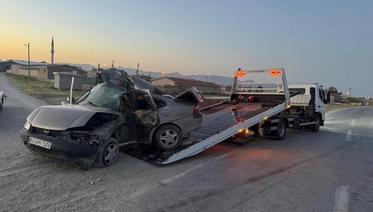 Konya'da feci kaza: Bir ölü Konya'da feci kaza: Bir ölü