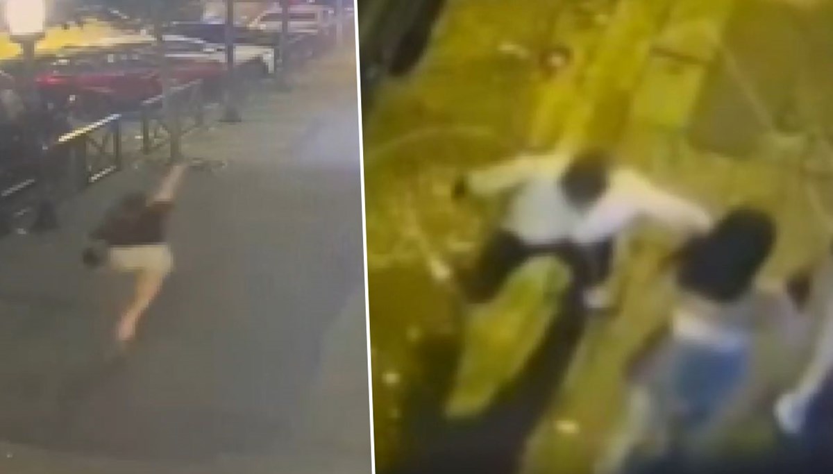 Taksim'de metrelerce süren kovalamaca: Kaldırımda yürürken elinden kaptı!