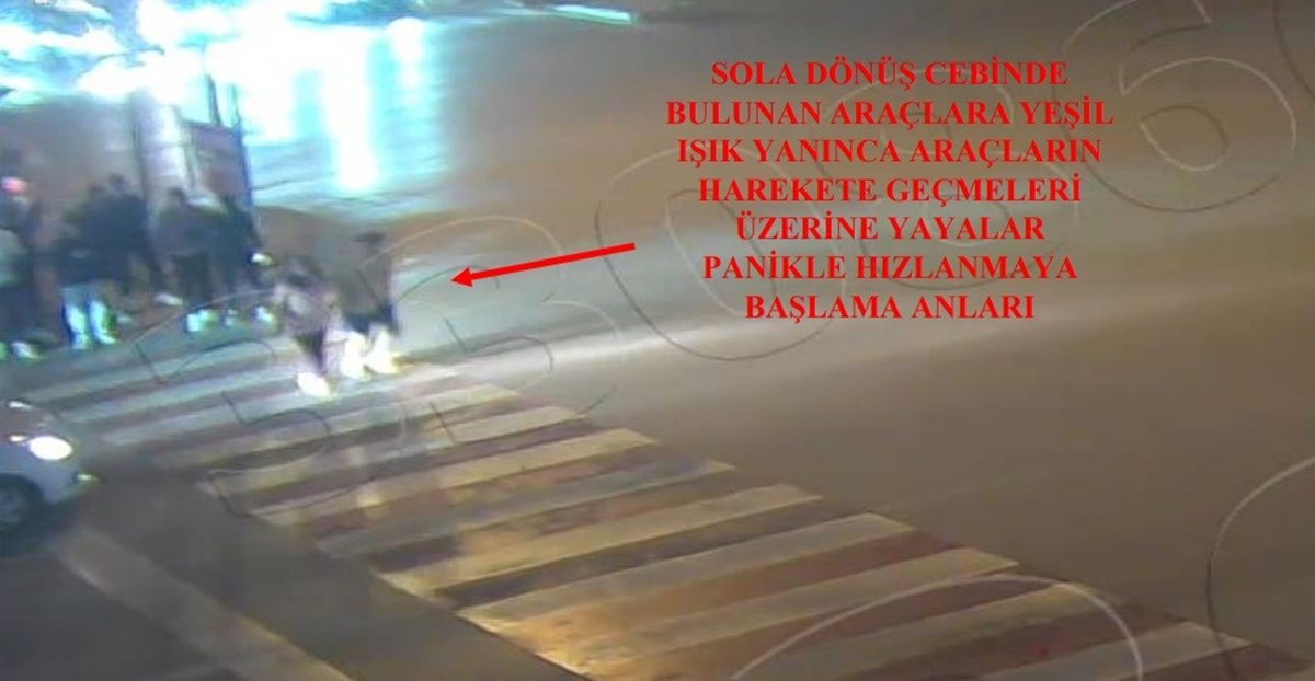 Kaza anı trafik kameraları tarafından kaydedildi Kaza anı trafik kameraları tarafından kaydedildi
