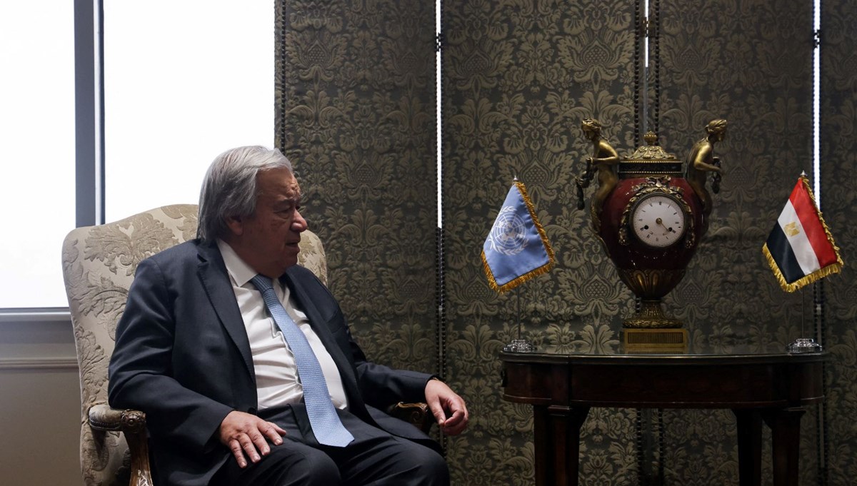 BM lideri Guterres: Gazze'ye insani yardım için tek yol karayolu