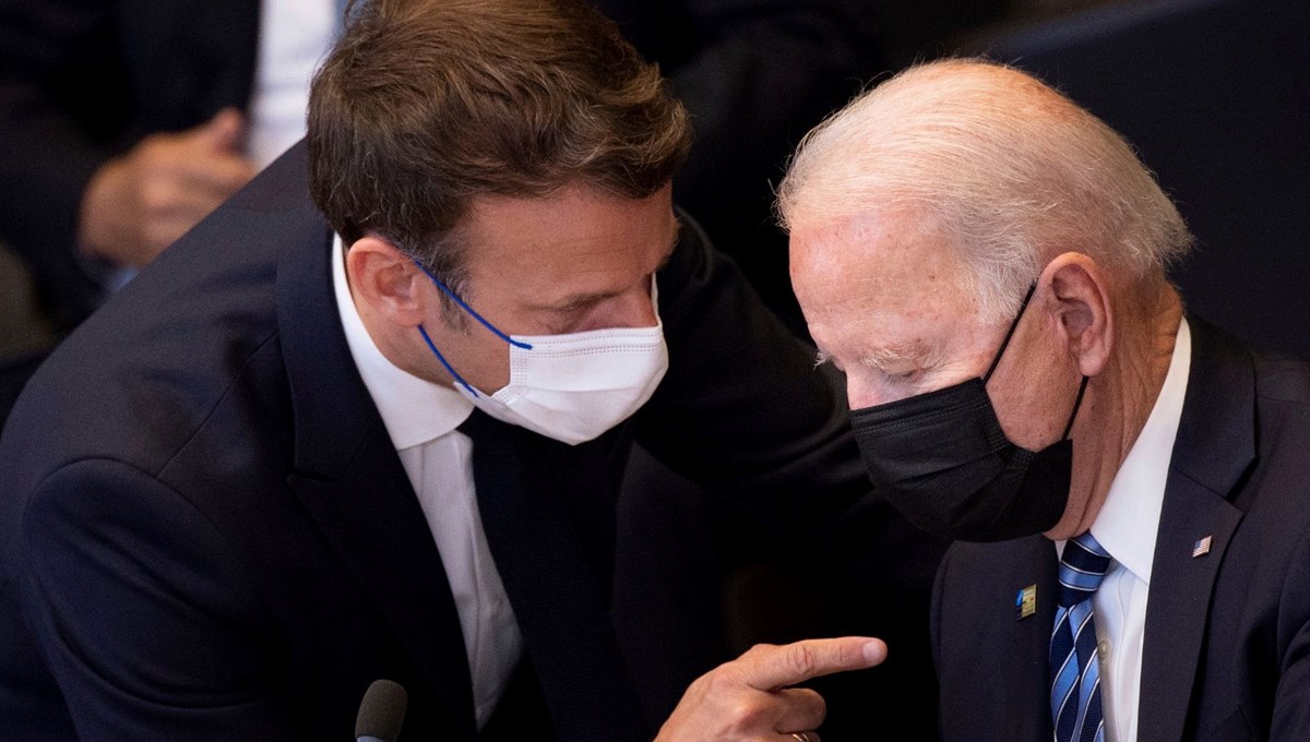 Biden ve Macron, Ukrayna-Rusya krizini görüştü