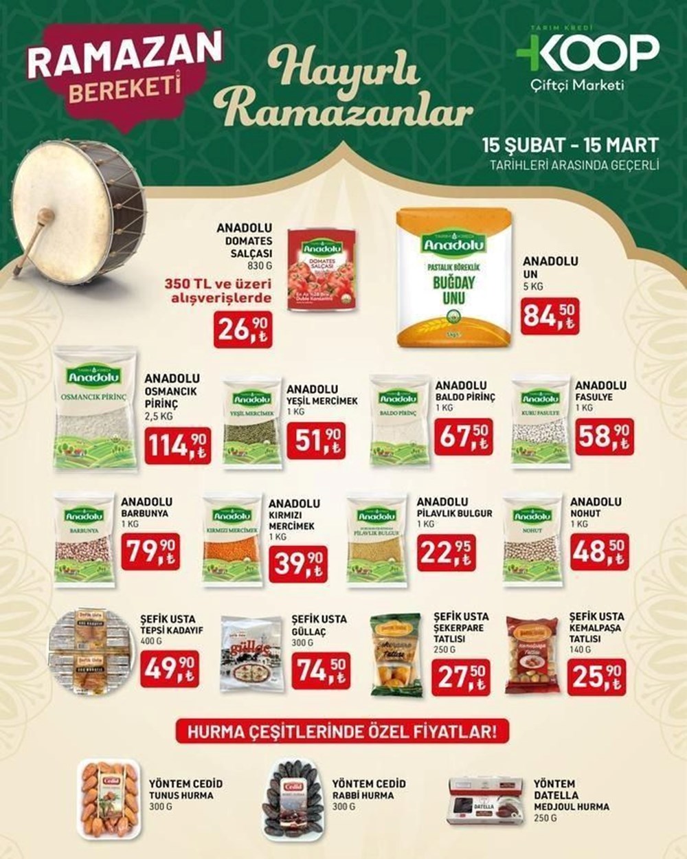 Tarım Kredi'den Bereketli Ramazan İndirimleri (4-15 Mart 2025): Sofralar Şenleniyor! 73 9XhoeO9VWkGWPA3eLnd9bA