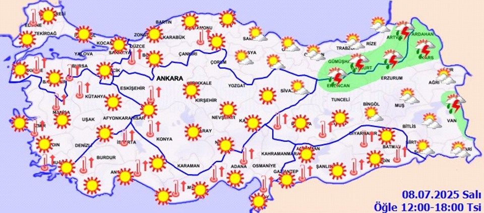 Marmara'da sıcaklıklar 40 dereceye dayanacak - 3