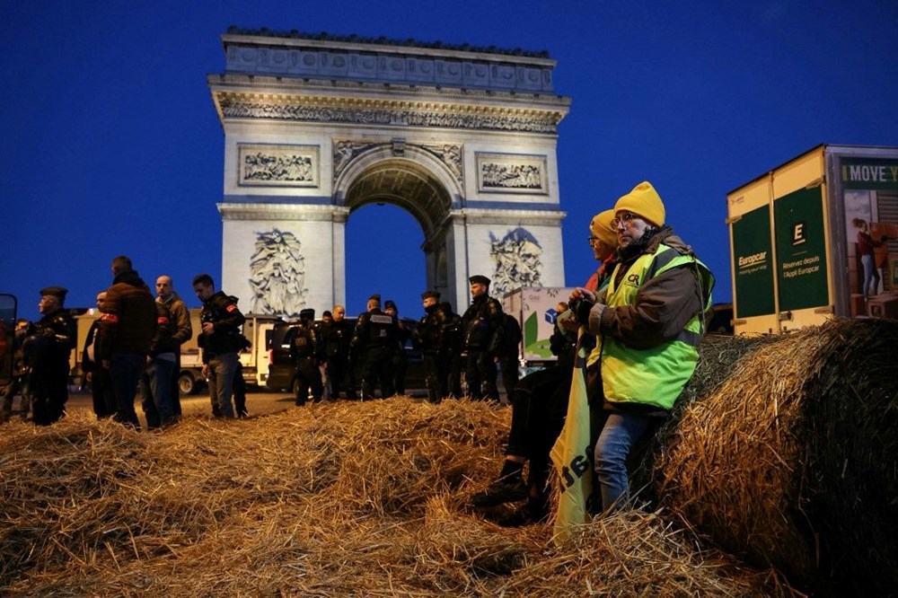 Fransa'da protesto: 66 çiftçi gözaltına alındı - 2