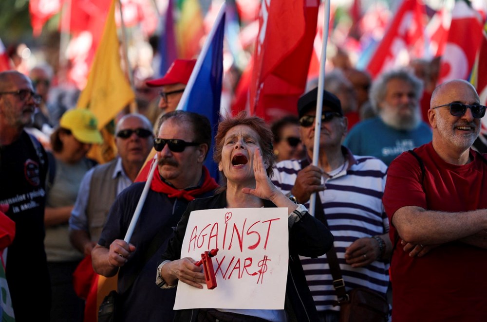 G7 zirvesinde Gazze protestosu - 2