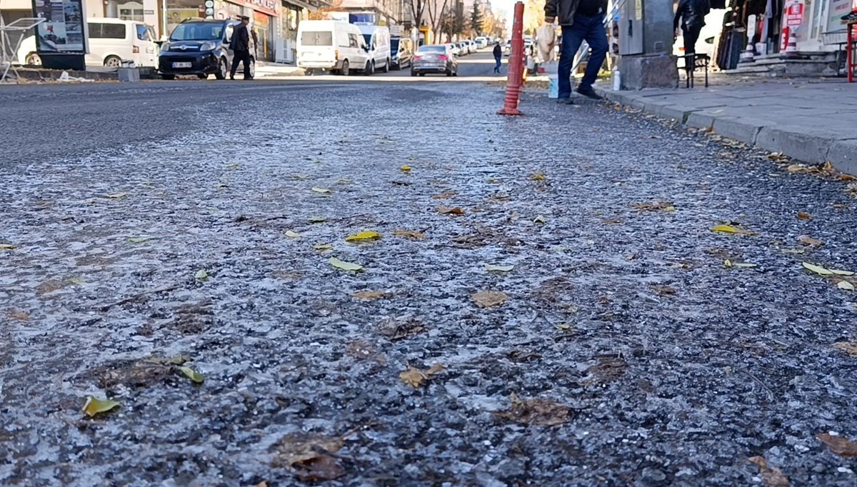 Kars'ta soğuk hava etkili oluyor