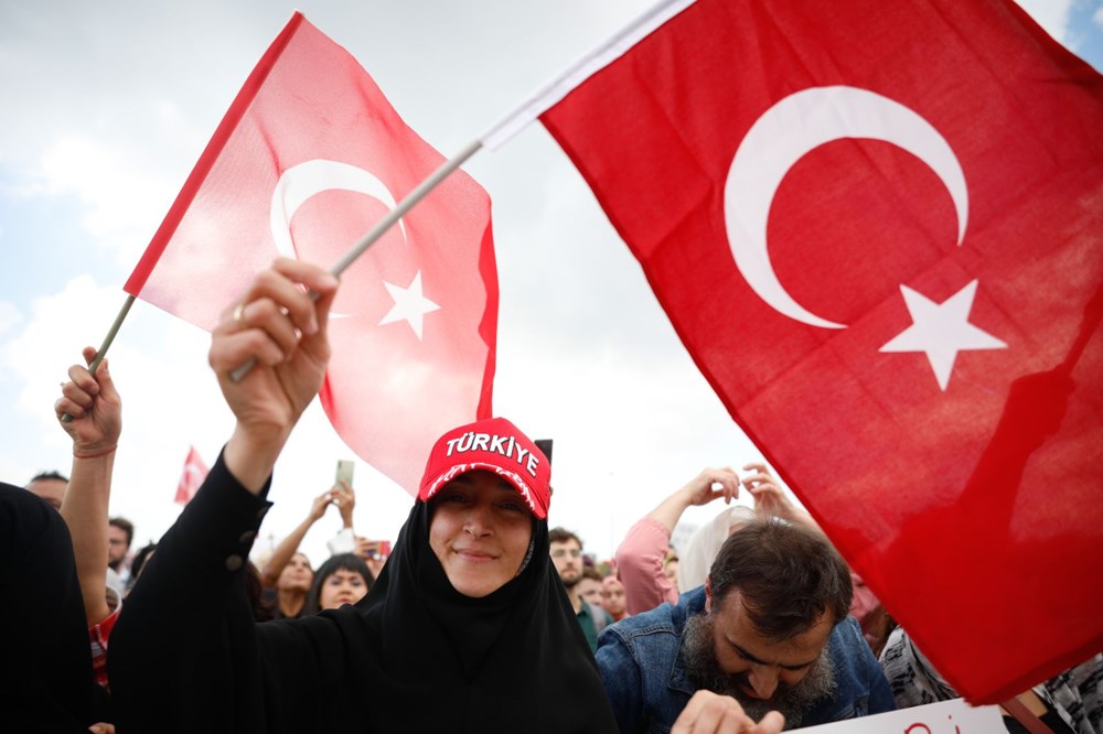 Aşı karşıtları miting yaptı: İşte kareler - 20