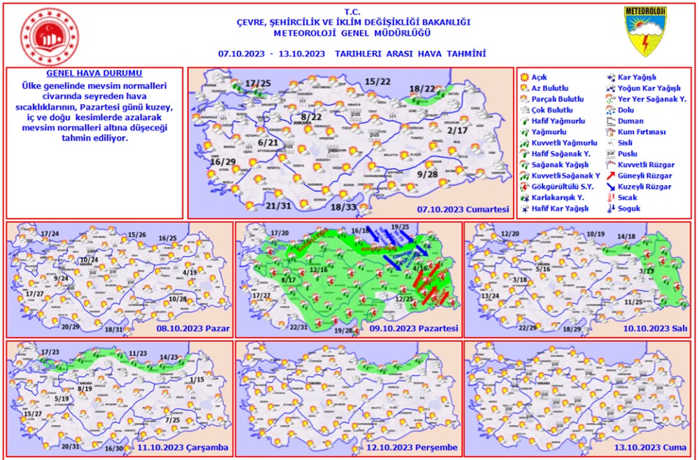 Yağmur ve soğuk hava dönüyor (Bugün hava nasıl olacak?) - 8