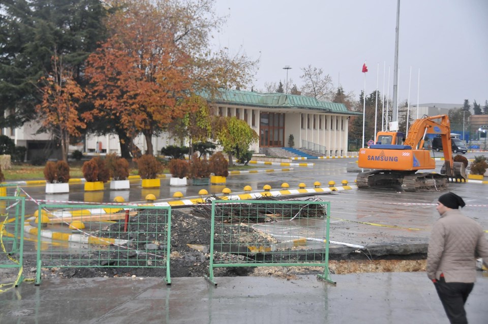 Atatürk Havalimanı Devlet Konukevi�ne koruyucu duvar NTV