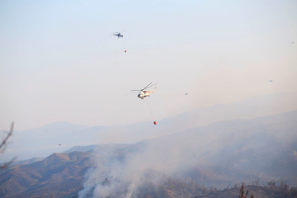 Marmaris'te orman yangını: Bakanlar son durumu açıkladı - 28