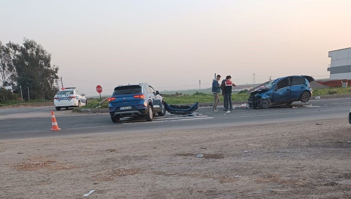 Mardin'de iki otomobil çarpıştı: 1 ölü