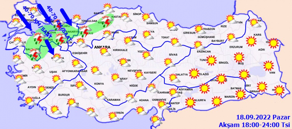 Meteoroloji'den sağanak yağış ve kuvvetli rüzgar uyarısı (İstanbul'da bugün hava nasıl olacak?) - 4