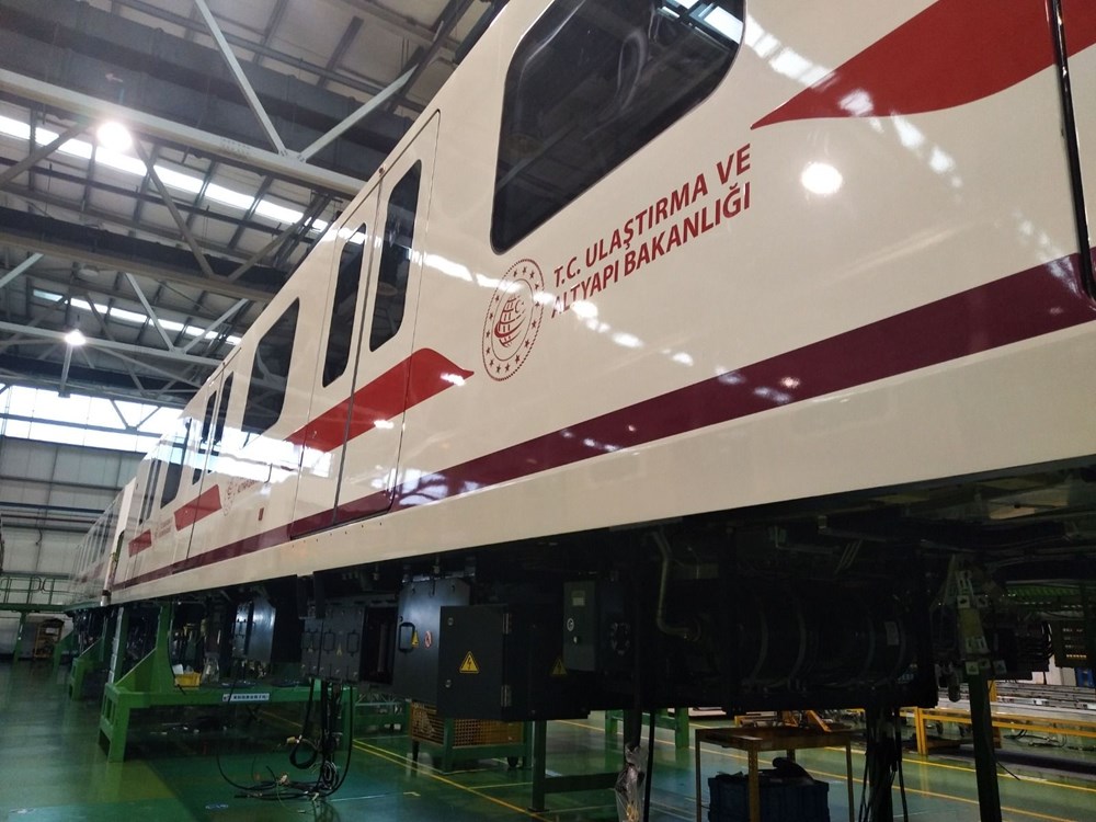 Gayrettepe-İstanbul Havalimanı Metrosu'nda ilk tren raylara indi - 3