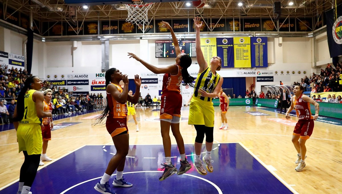 Kadınlar basketbolda derbi heyecanı: Galatasaray ile Fenerbahçe karşı karşıya