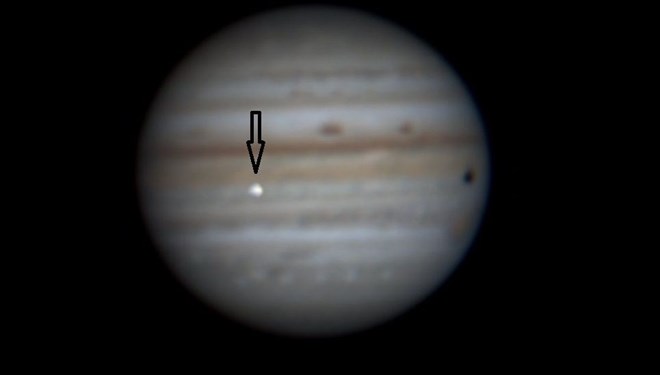 Amatör gözlemci Jüpiter’deki çarpışmayı kaydetti: Işığı Dünya’dan görüldü