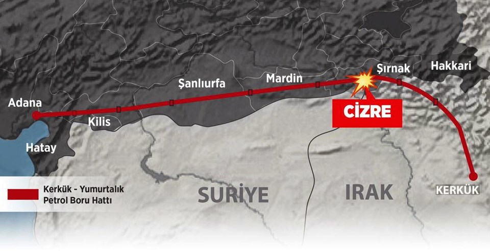Şırnak'ta petrol boru hattına saldırı düzenlendi - 1