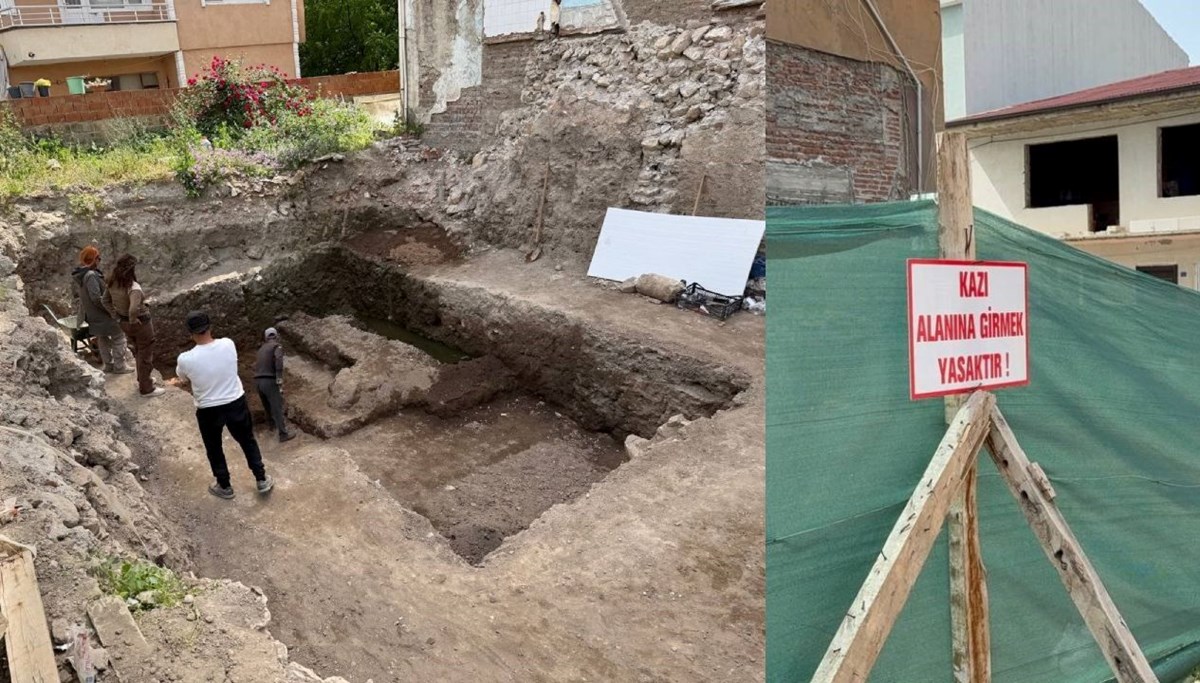 İznik'te mozaik kazısı