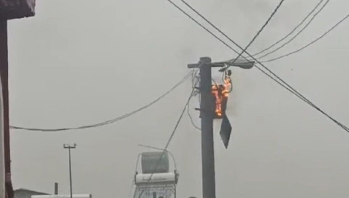 Mardin'de yanan otomasyon panosu paniğe neden oldu