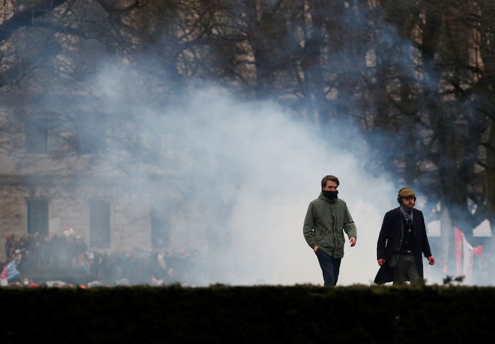 Belçika'da olaylı gösteri: 15 yaralı, 70 gözaltı - 6