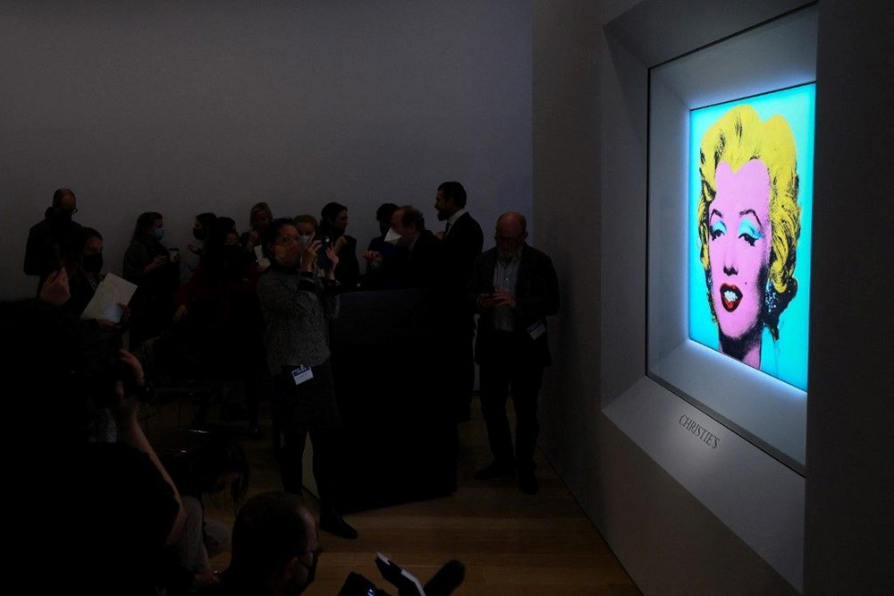 Marilyn Monroe portresine rekor fiyat 4 Andy Warhol'un Marilyn Monroe portresine rekor fiyat - 5