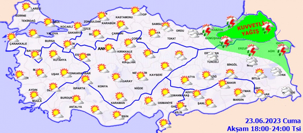 Meteoroloji'den 6 il için sarı ve turuncu kodlu uyarı (Bugün hava nasıl olacak?) - 7