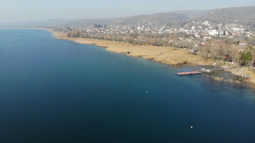 Sapanca Gölü alarm veriyor: Su 40 metre çekildi - 4