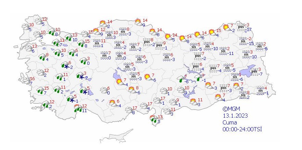 3 il için turuncu kodlu yağış uyarısı (Bugün hava durumu nasıl olacak) - 7