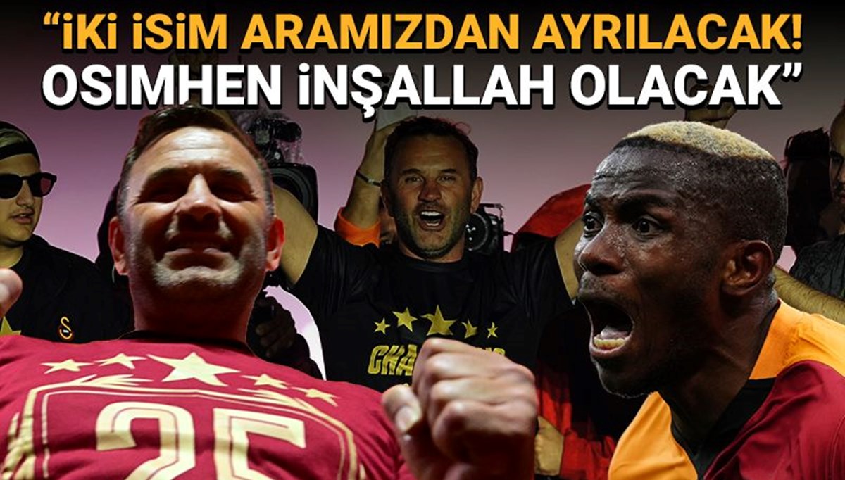 Okan Buruk, canlı yayında ayrılıkları ve Osimhen'i açıkladı Okan Buruk, canlı yayında ayrılıkları ve Osimhen'i açıkladı