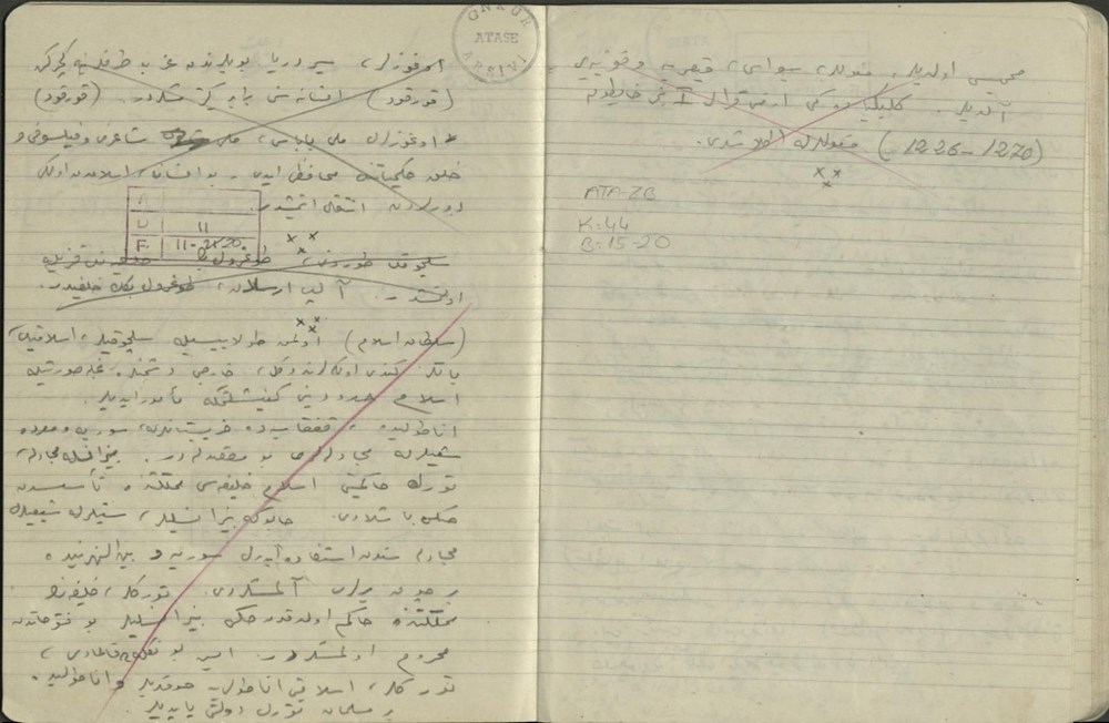 Atatürk'ün özel koleksiyondaki el yazısı notları ortaya çıktı - 12