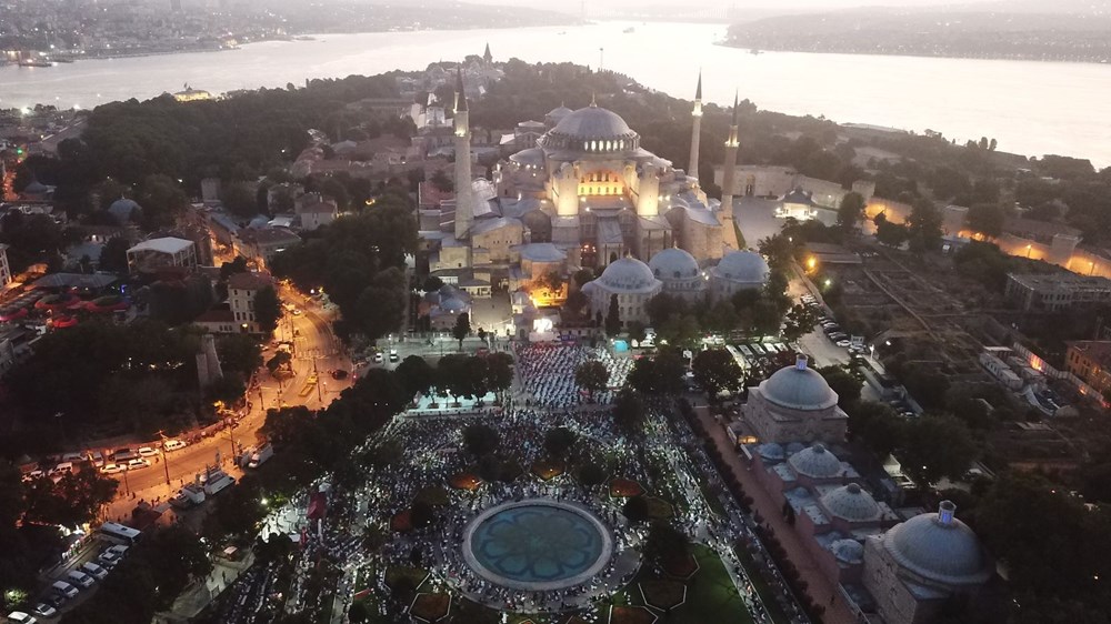 Ayasofya-i Kebir Cami-i Şerifi'nde 86 yıl sonra ilk bayram namazı - 13