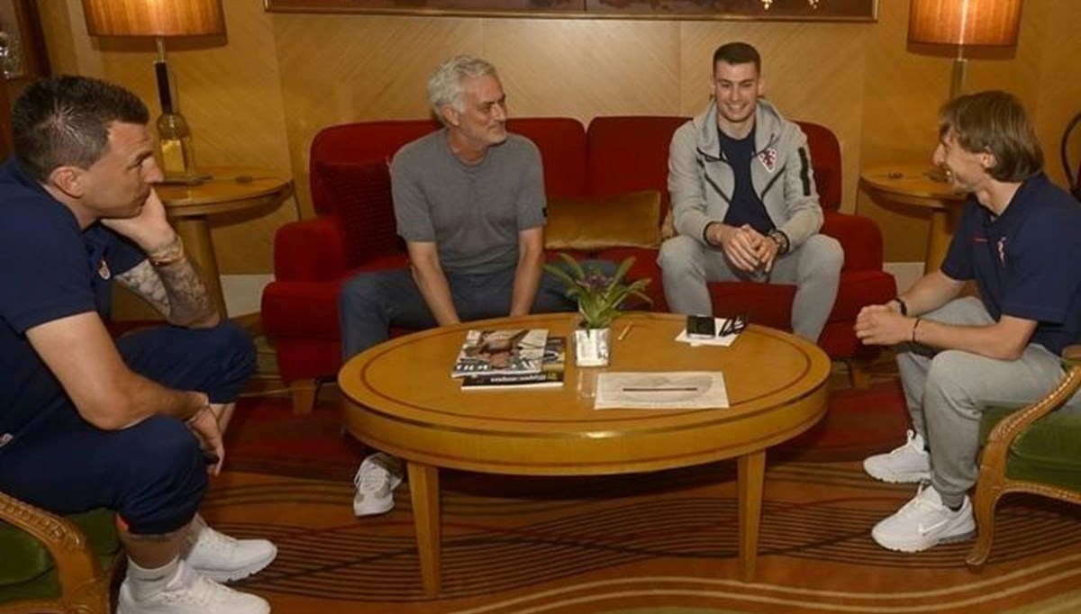 Jose Mourinho’dan Hırvatistan Milli Takımı’na ziyaret