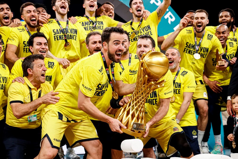 Fenerbahçe Beko, Basketbol Süper Ligi'nde 4 yıl sonra şampiyon - 7