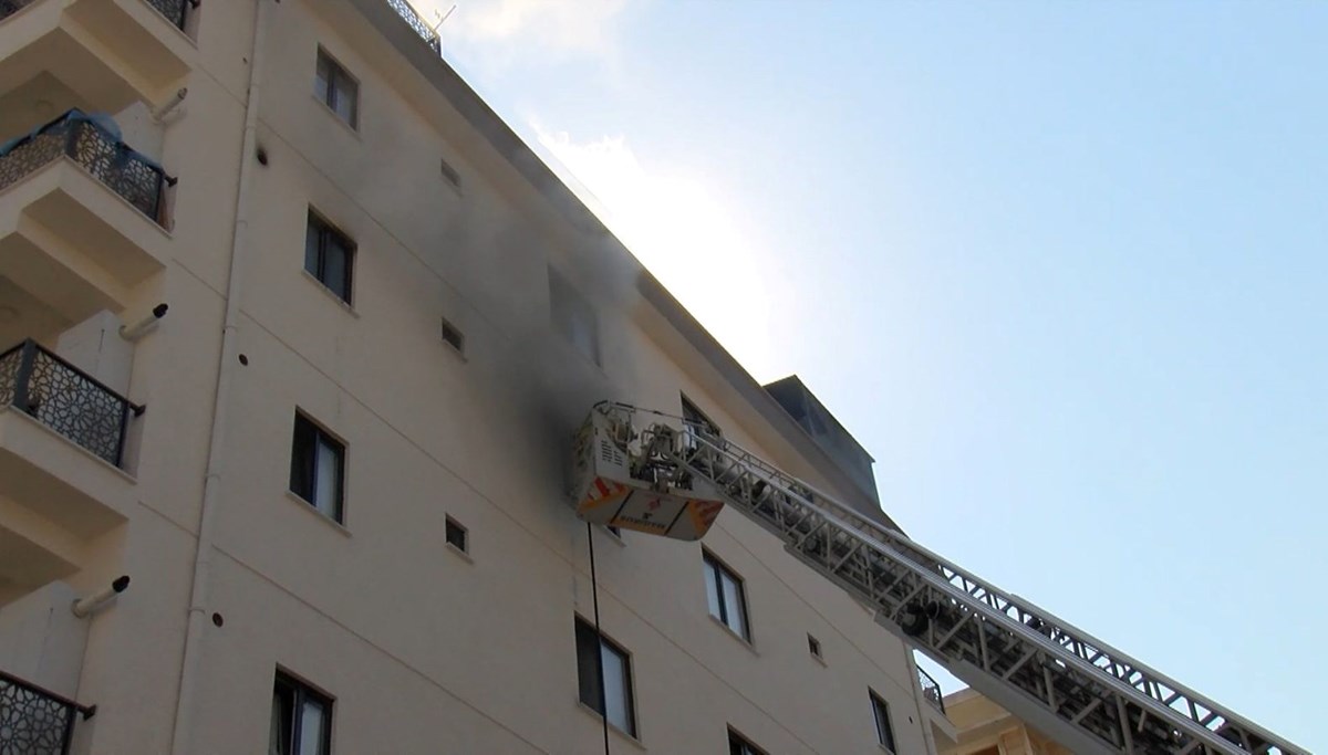 Maltepe'de yangın paniği