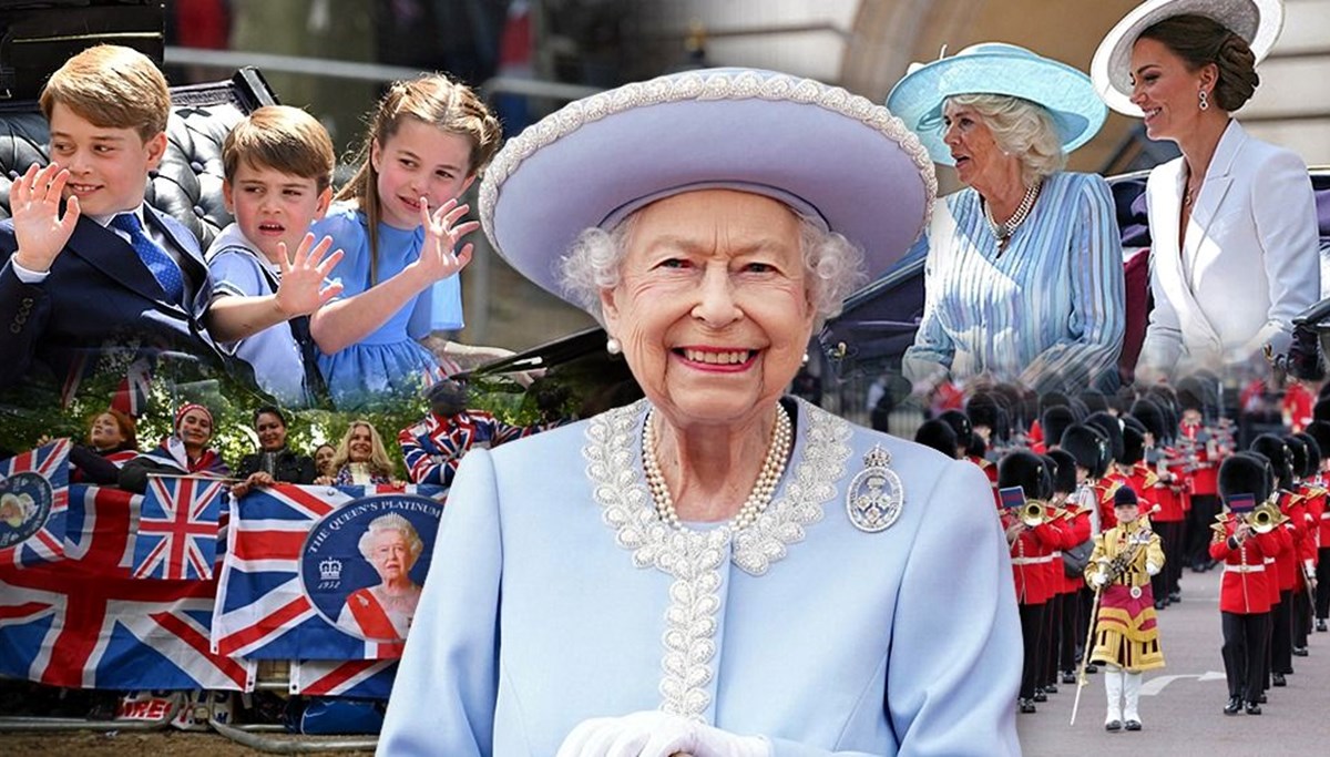 Kraliçe Elizabeth'in 70. yıl kutlama töreni Platin Jübile başladı