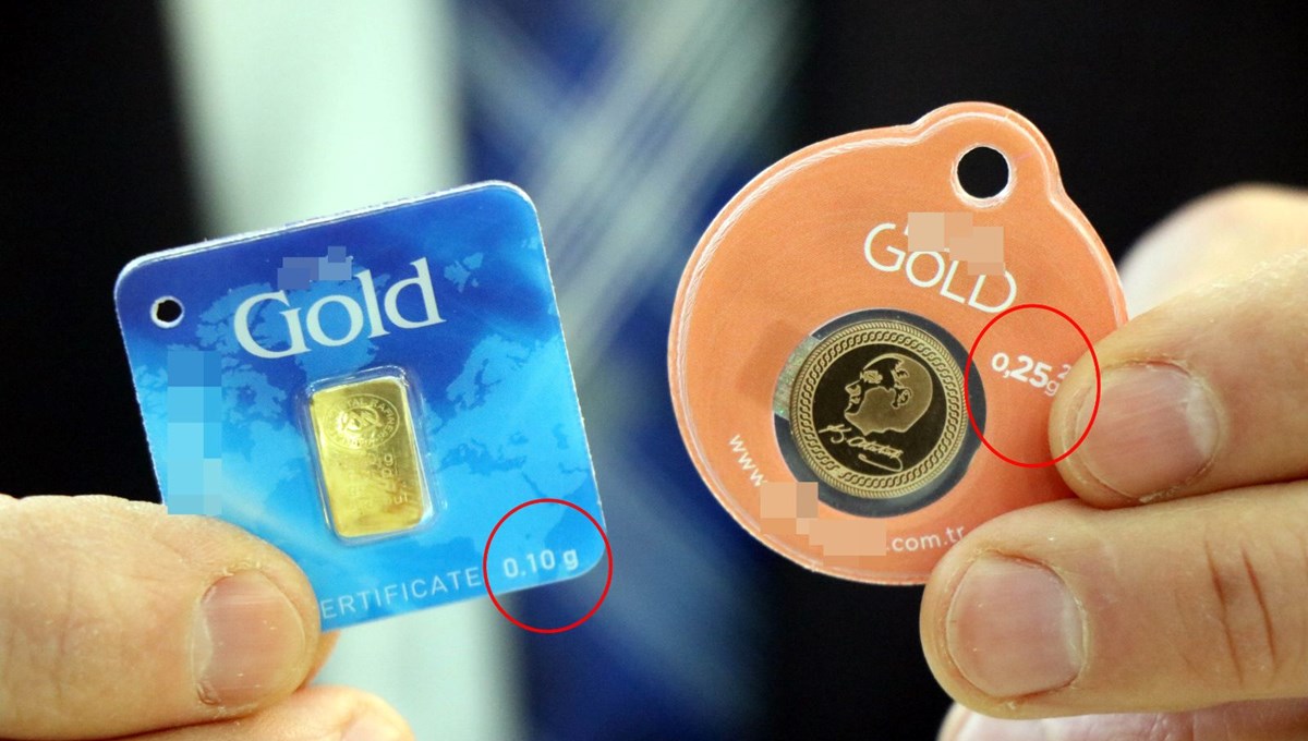 Gram 1000 TL'yi aşınca 0,10 gramlık altına rağbet arttı