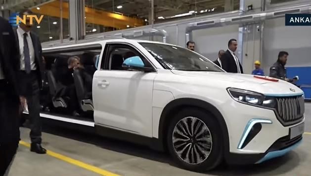 Özel üretim Togg ilk kez görüntülendi