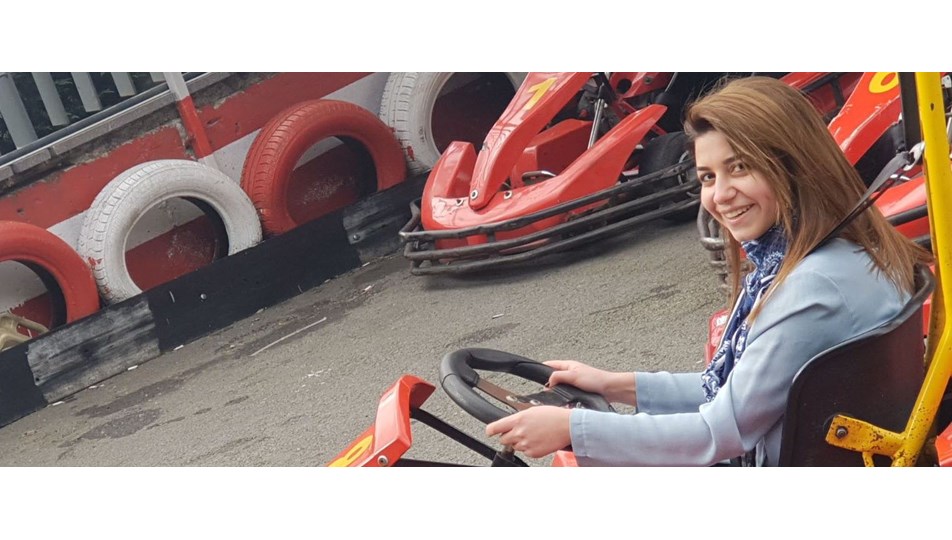 Go-kart pistinde feci kaza